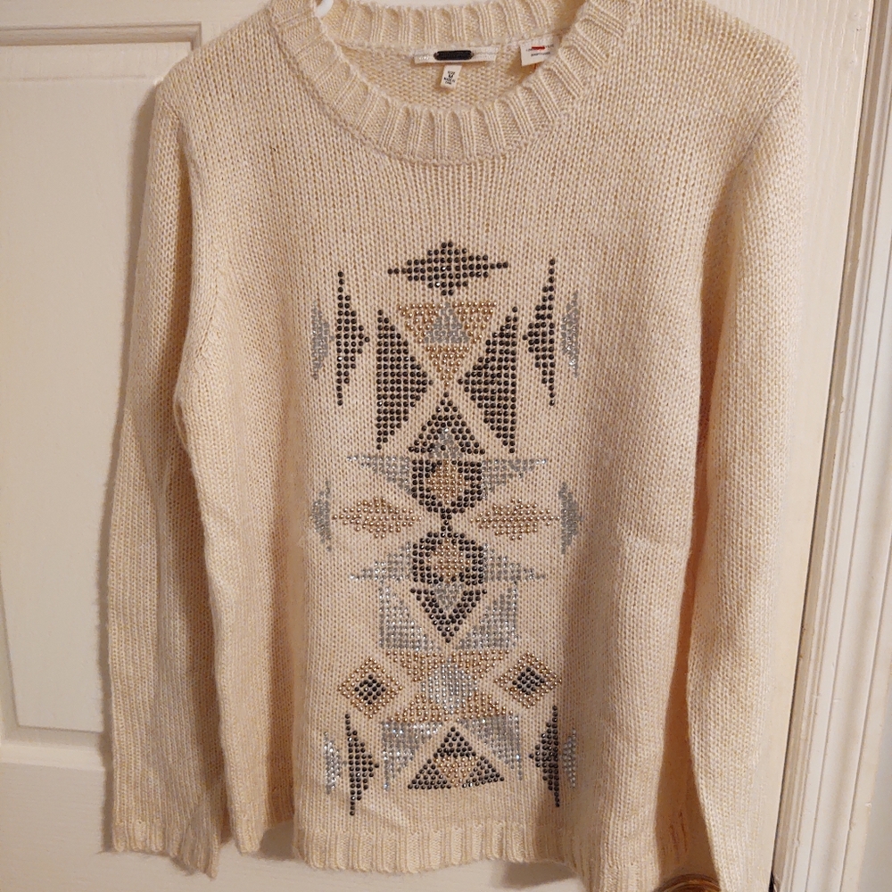 Miss Me Rhinestone Sweater